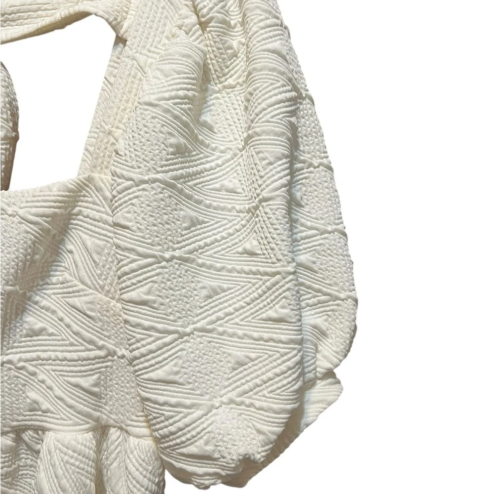 Free People Violet Mini Ivory Dress Size Small